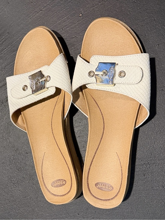 Dr. Scholl's Shoes - Dr Scholls Sandal Slides in Cream